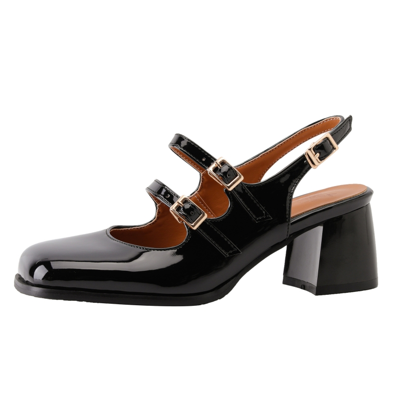 Elegant Women's High Heels Mar - Leather Classic Strap ulasan dan harga