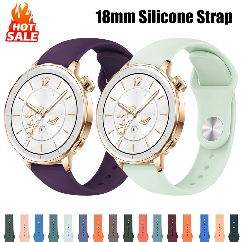18mm Silicone Watch Strap For  - Fossil Smartwatch Accessories ulasan dan harga